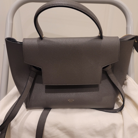Celine Micro Belt bag in grained leather handbag - Picture 5 of 13